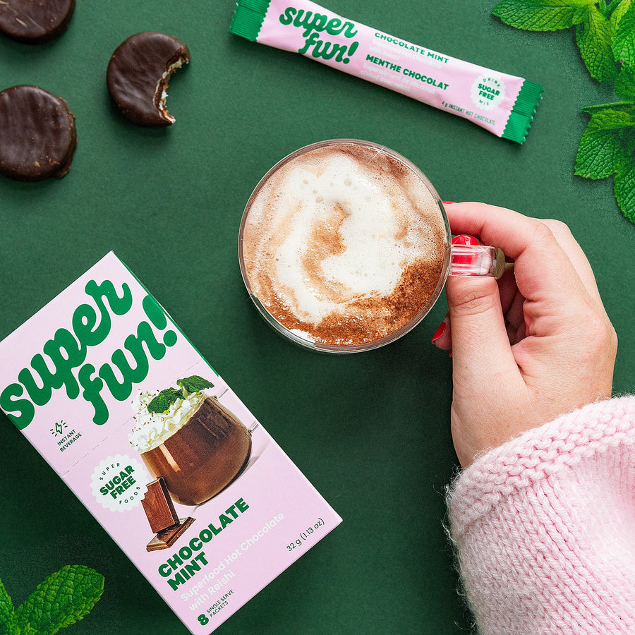 Chocolate Mint Superfood Hot Chocolate