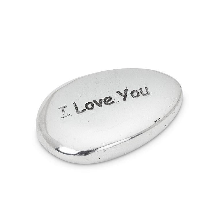Engraved Pebble-I Love You