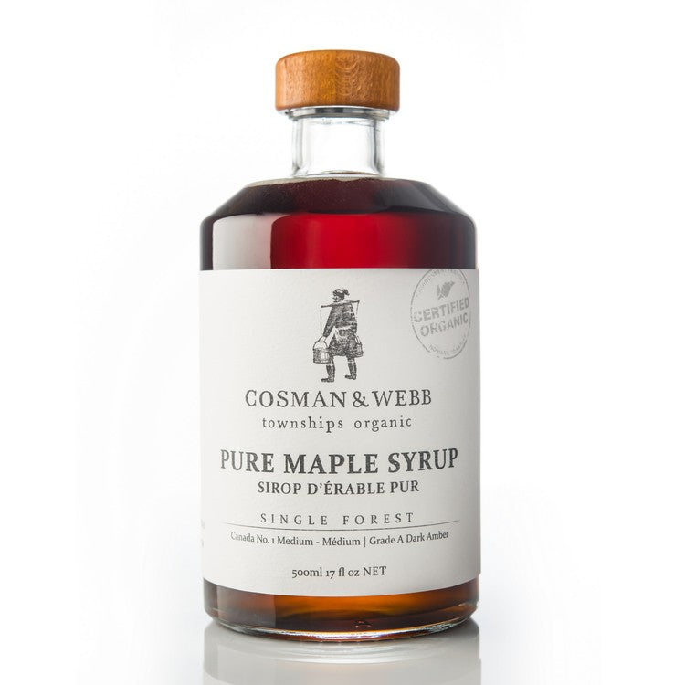 Cosman & Webb - 500ml Organic Maple Syrup, Amber Rich Taste