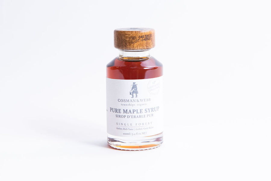 Cosman & Webb - 100ml Organic Maple Syrup, Amber Rich Taste