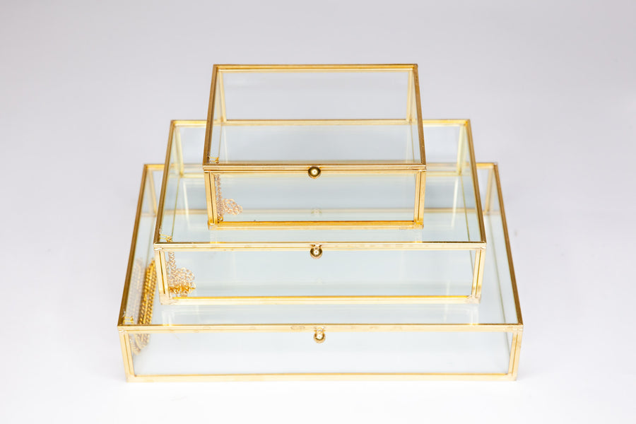 Keepsake Glass Box- Medium
